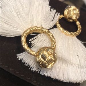 Rachel Zoe fringe earring